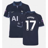 Maglie da calcio Tottenham Hotspur Cristian Romero #17 Seconda Maglia 2023-24 Manica Corta